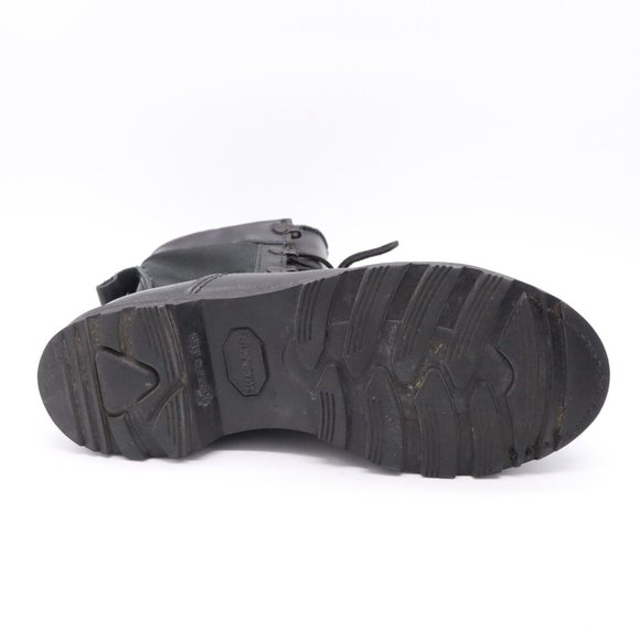 MATTERHORN Men 7.5R Leather Combat Boot GORETEX Vibram Steel Toe Black - Picture 12 of 16